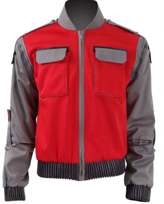 Back To The Future Marty Mcfly Jacket Costume LOASP