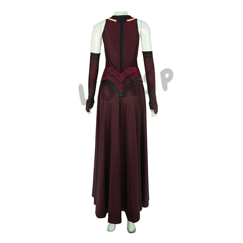 Halloween Wandavision Cosplay Set Scarlet Witch's Costume - LOASP