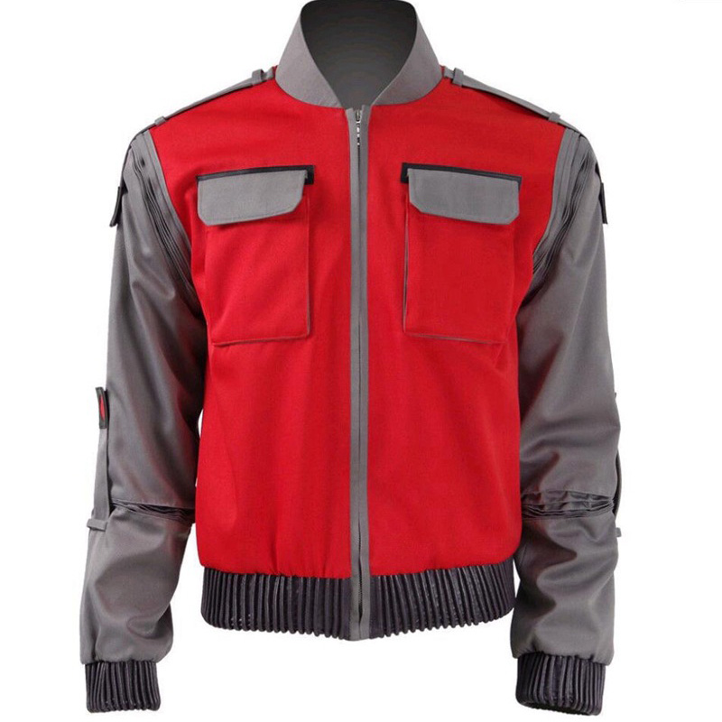 Back to the Future Marty Mcfly Jacket Costume - LOASP